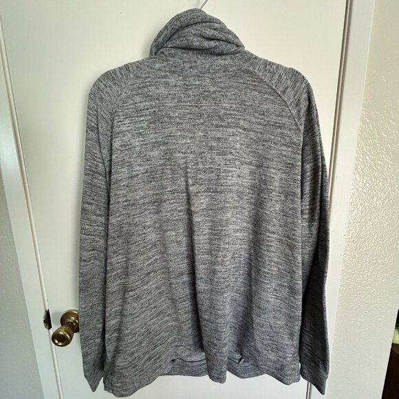 cozy Forever 21 Plus heather grey cowl neck pullover - Picture 7 of 11